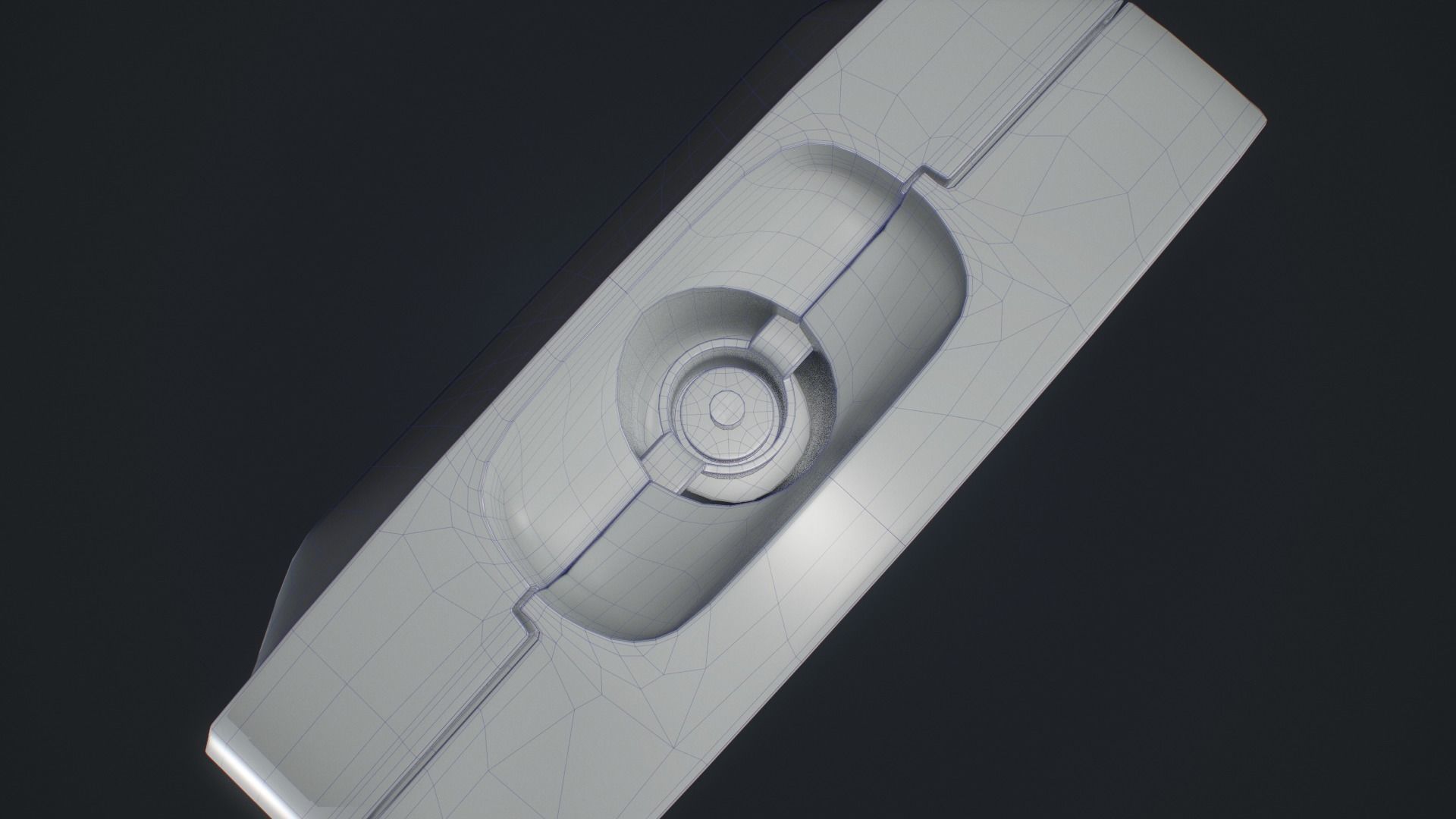 Daikin Air Conditioning Remote 3D model_7