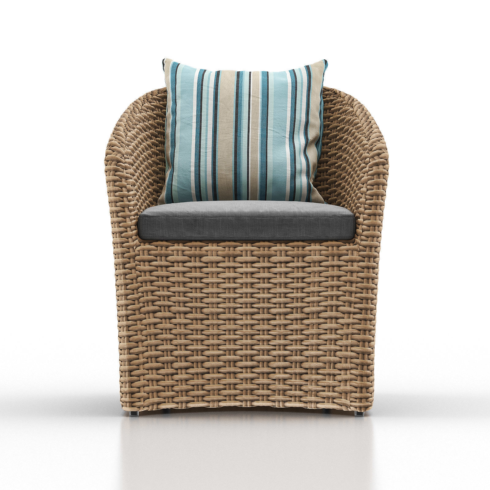 CAYMAN Outdoor Dining Chair 3D model_3