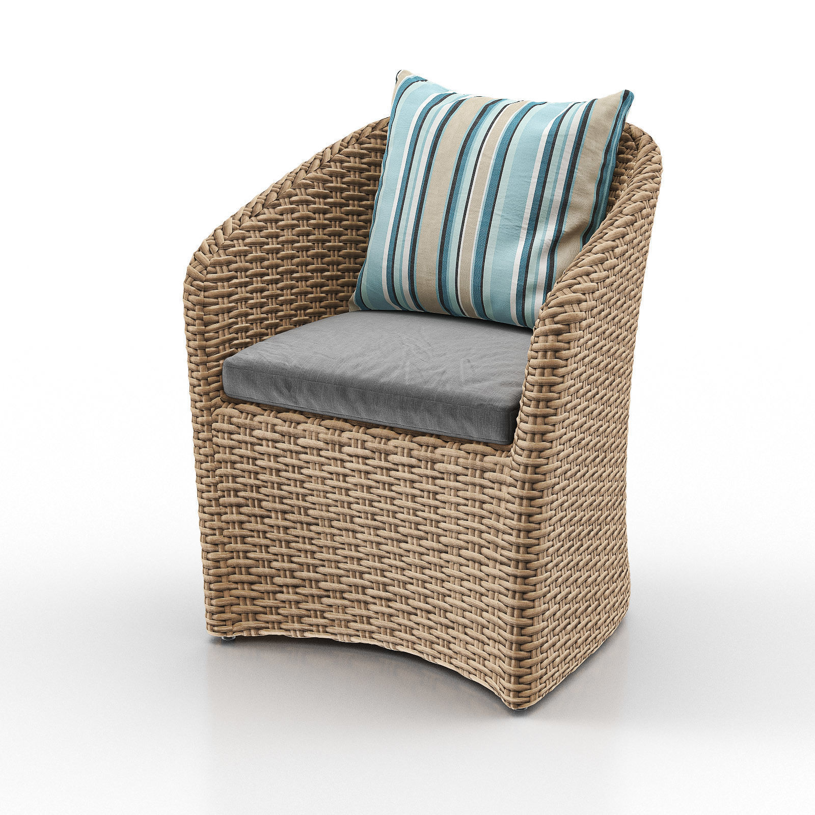 CAYMAN Outdoor Dining Chair 3D model_8