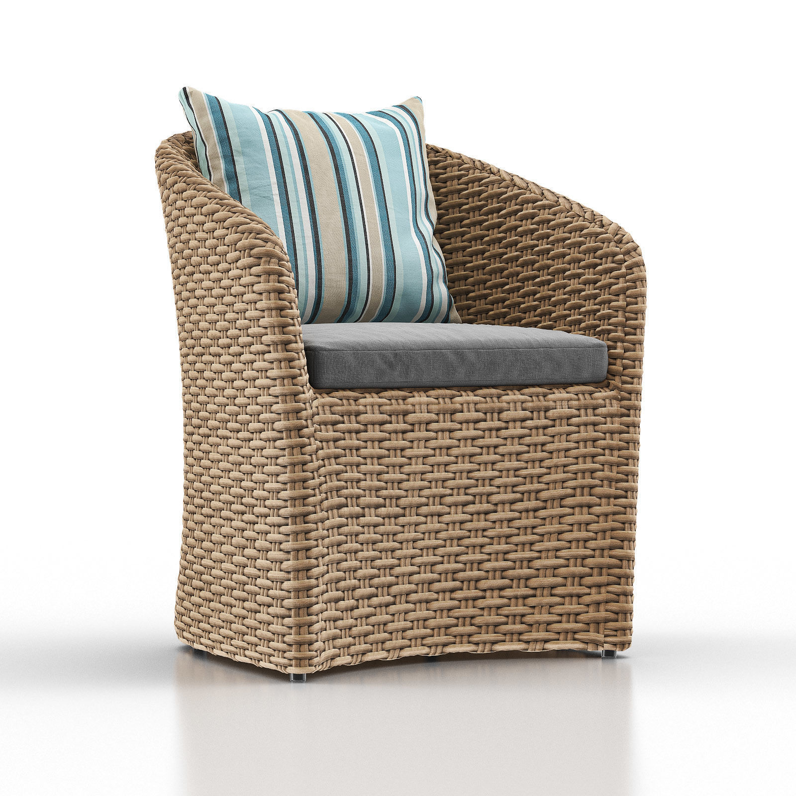 CAYMAN Outdoor Dining Chair 3D model_4