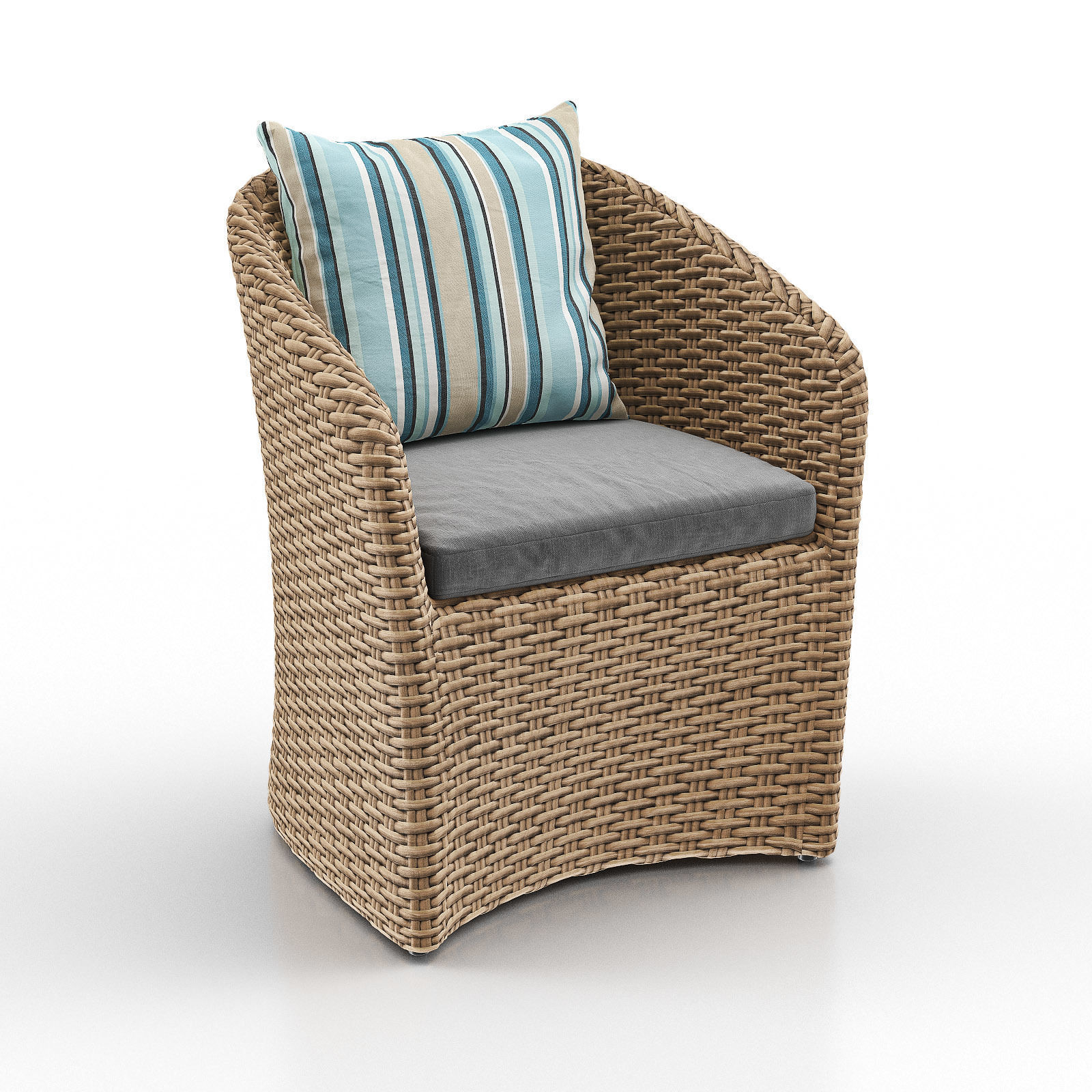 CAYMAN Outdoor Dining Chair 3D model_9