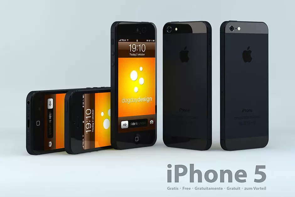 iPhone 5 3D model FREE download Free 3D model