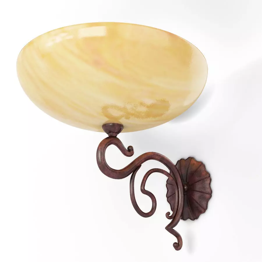 Antique Wall Lamp Thornton 3D model