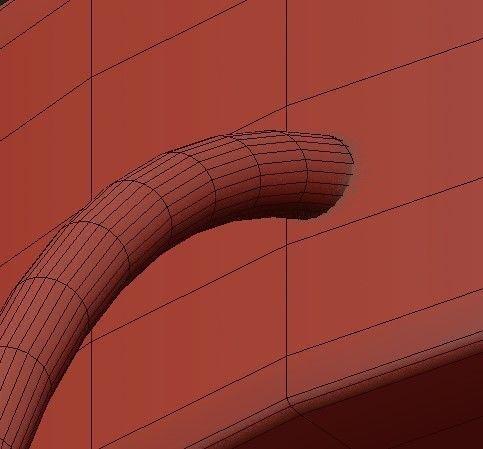 Elipse Collection pendant light with ball in middle 3D model_4