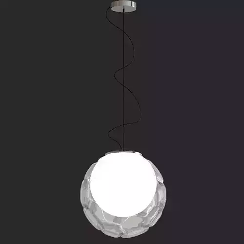 Elipse Collection pendant light with ball in middle