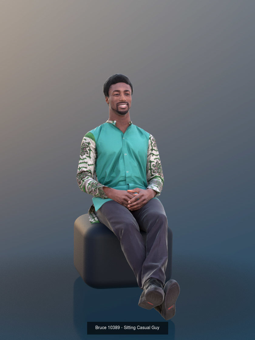 1001 Sit Bundle 01 3D Model Collection_9
