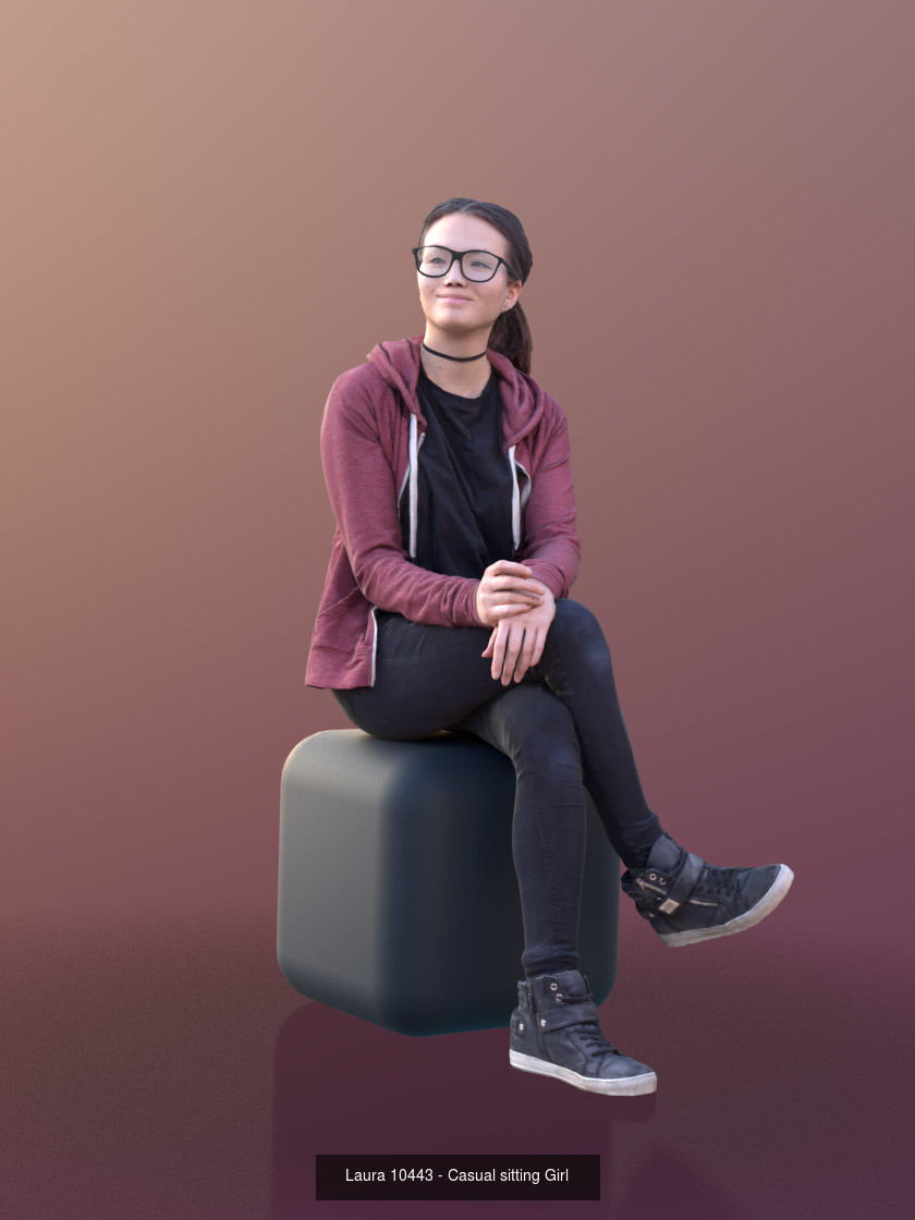 1001 Sit Bundle 01 3D Model Collection_11