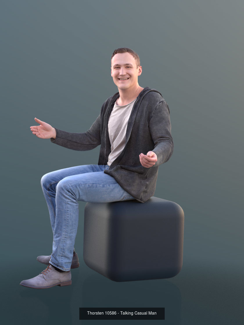 1001 Sit Bundle 01 3D Model Collection_13
