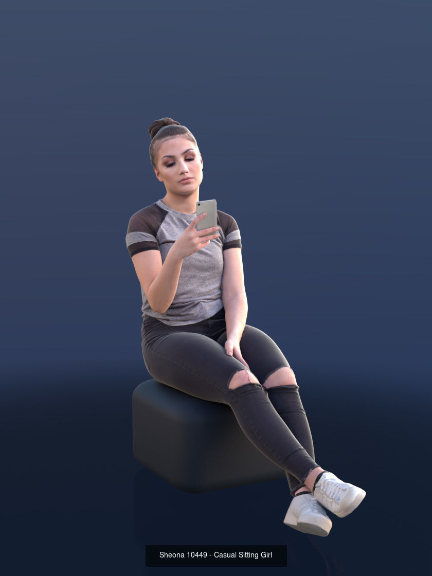 1001 Sit Bundle 01 3D Model Collection_12