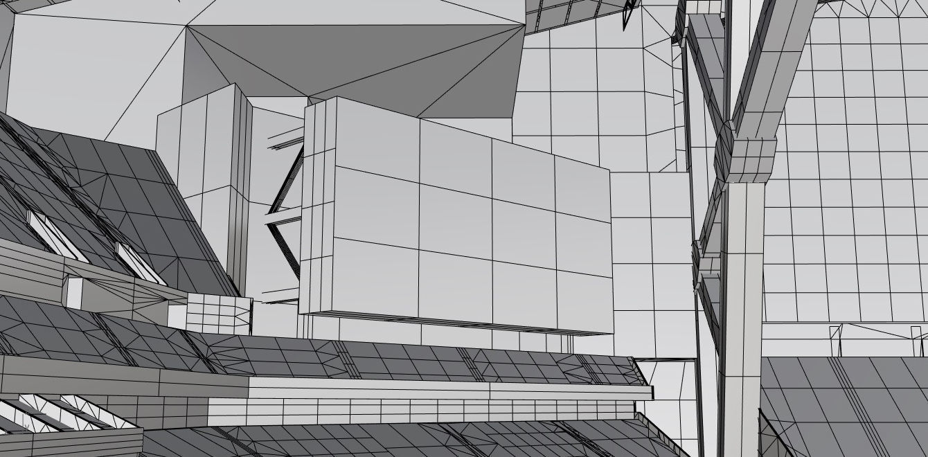 Lucas Oil Stadium  Low-poly 3D model_50