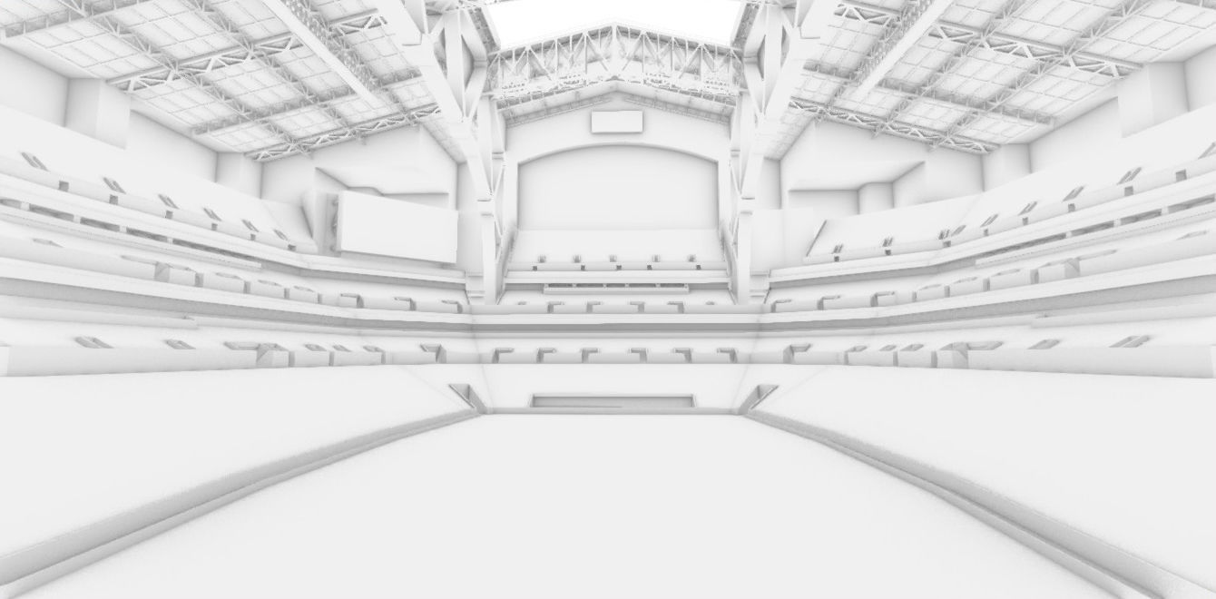 Lucas Oil Stadium  Low-poly 3D model_38