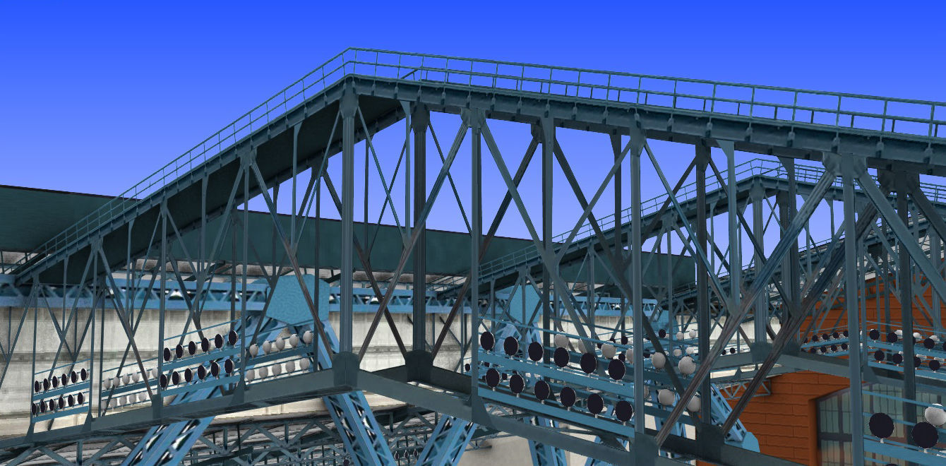 Lucas Oil Stadium  Low-poly 3D model_46