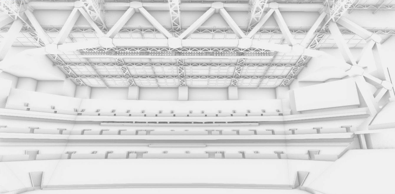 Lucas Oil Stadium  Low-poly 3D model_40