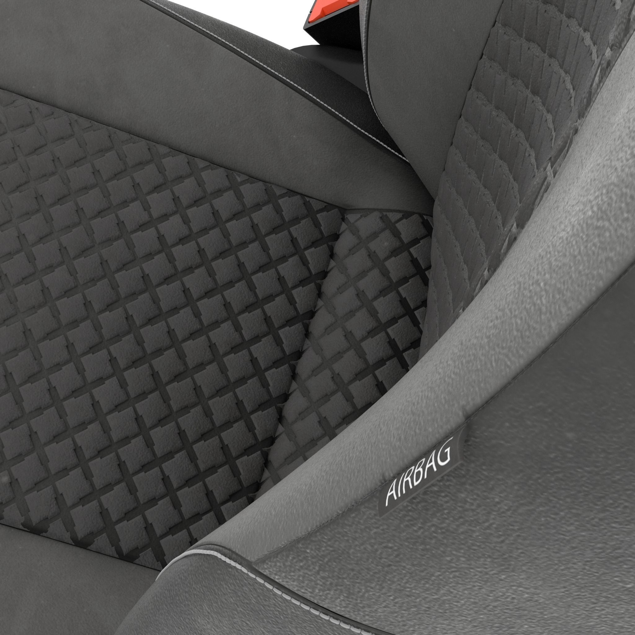 Car seat 3D model_6