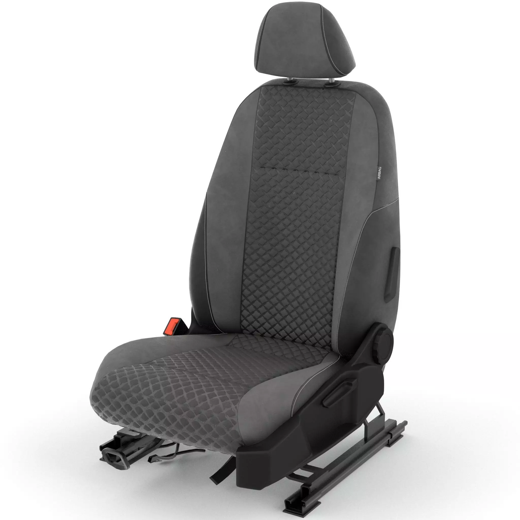 Car seat 3D model_0