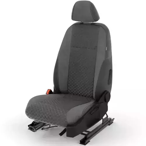 Car seat 3D model