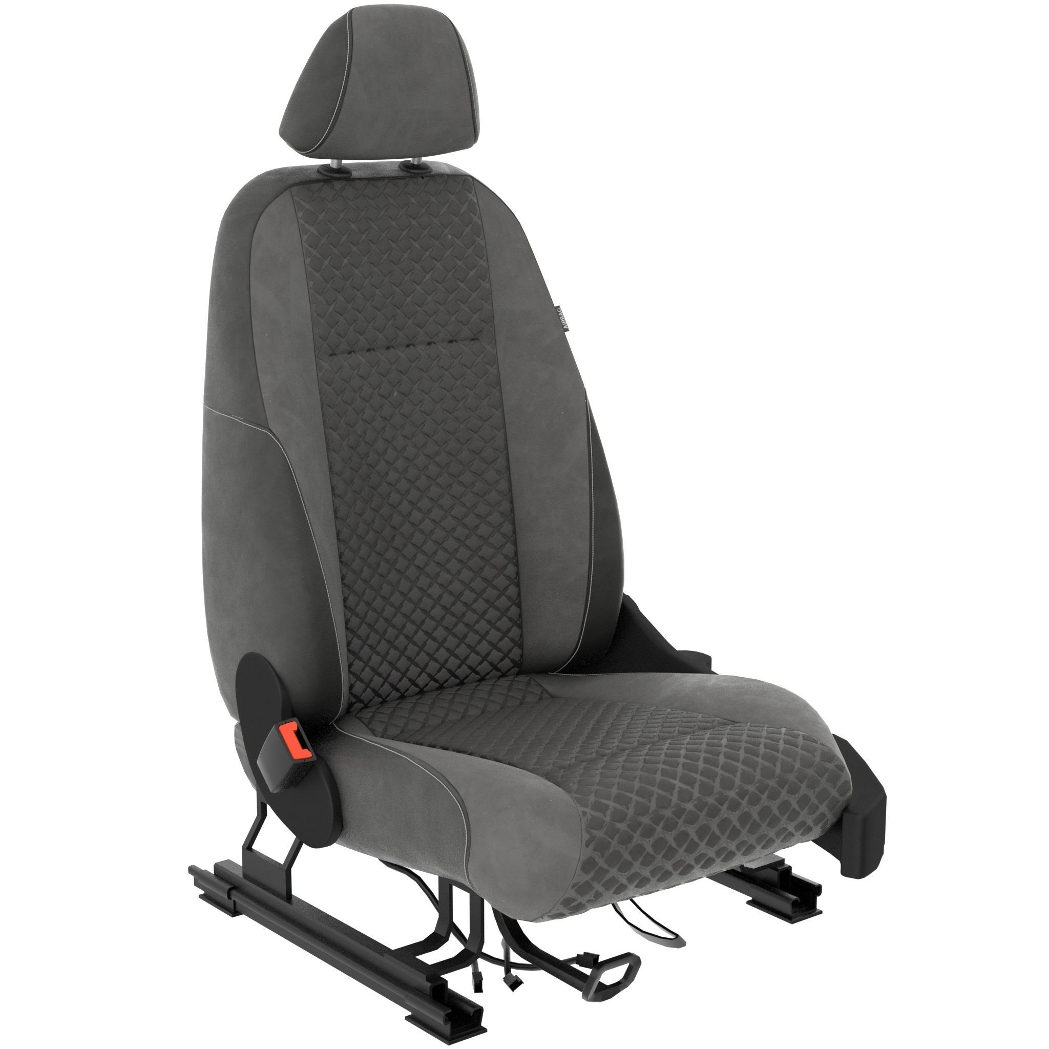 Car seat 3D model_1