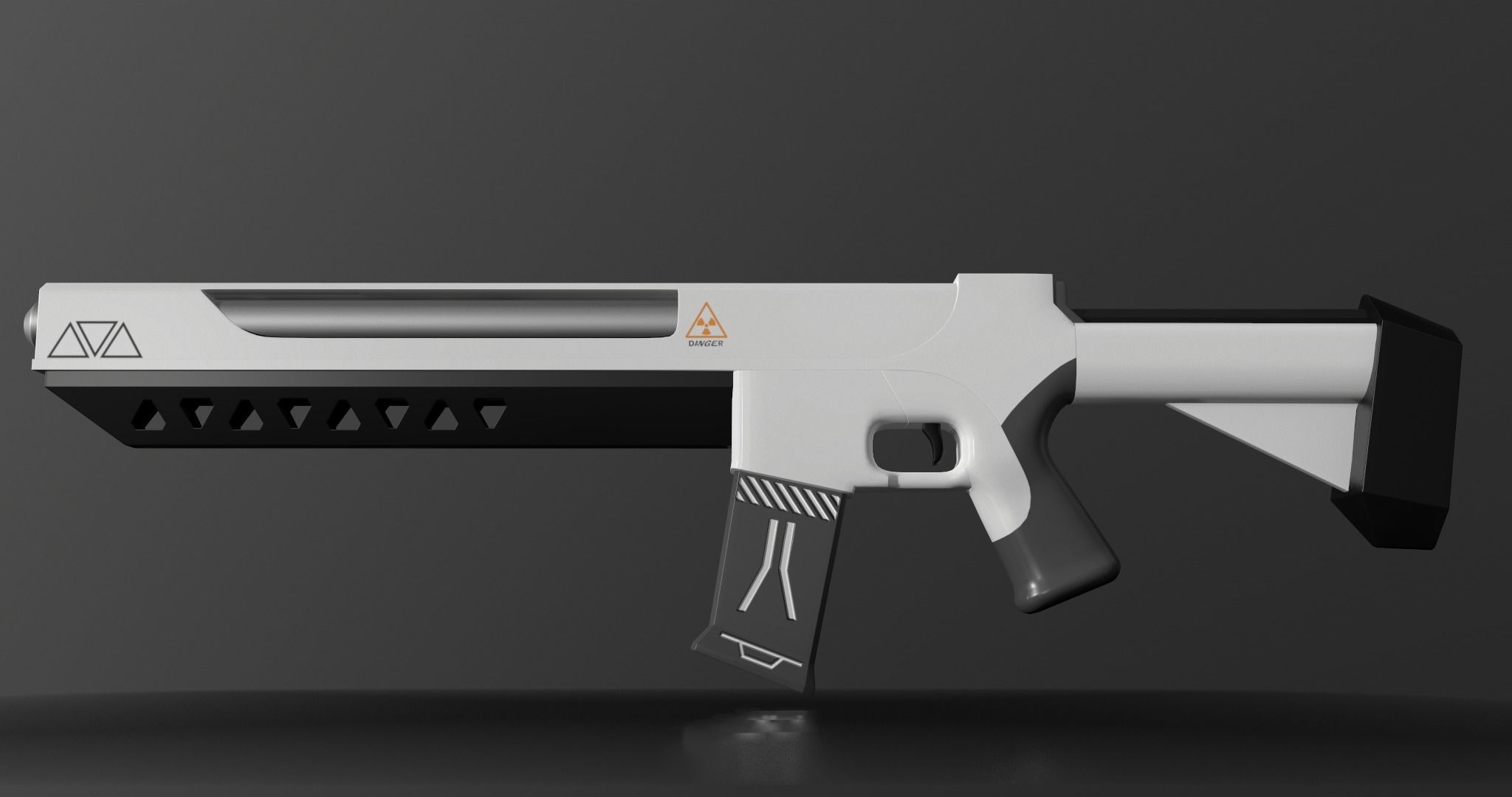 SCI-FI Rifle 3D model_2