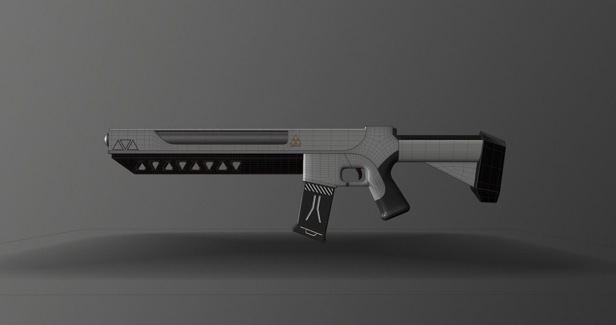 SCI-FI Rifle 3D model_11