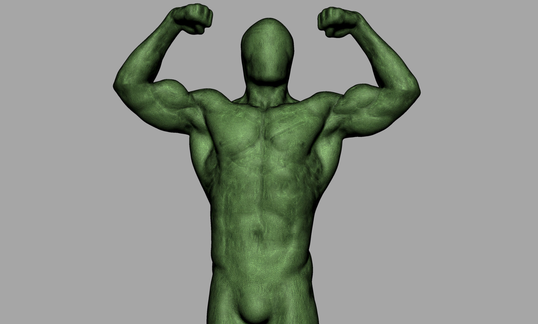 Male Torso v6 3D print model_6
