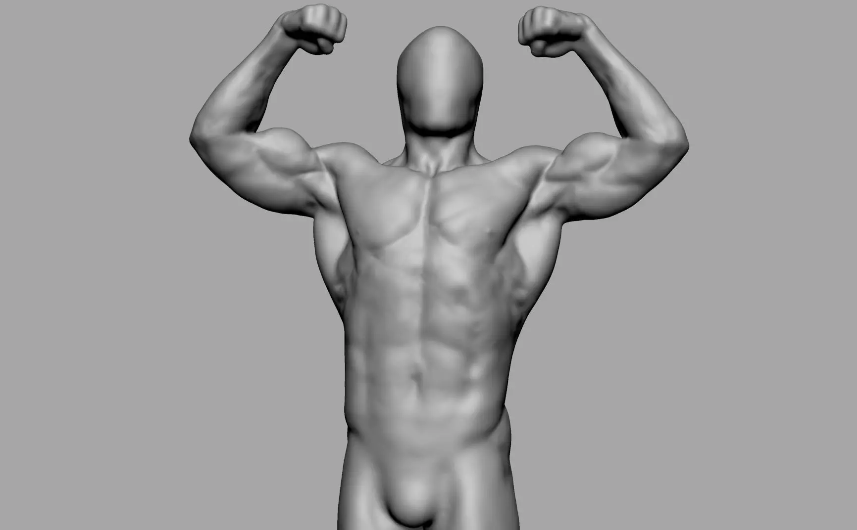 Male Torso v6 3D print model_0