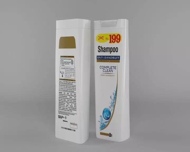 Shampo Bottle 3D model