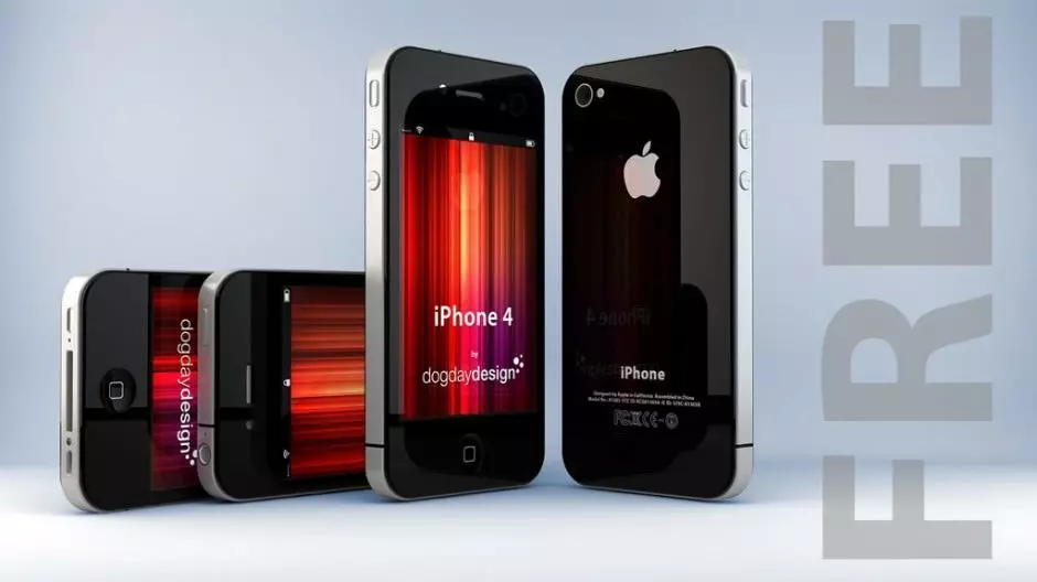 iPhone 4 3D model FREE download Free 3D model