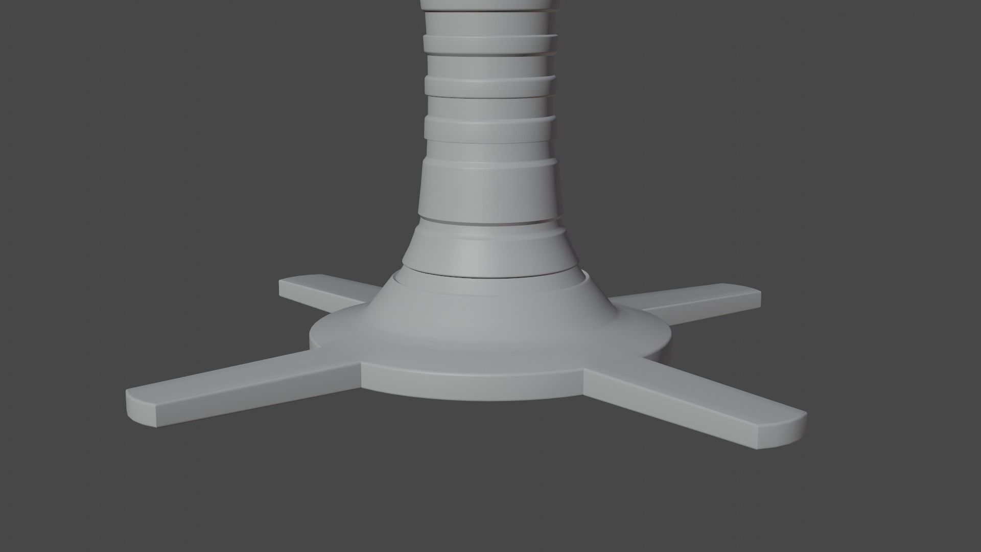 chair with table 3D model_10