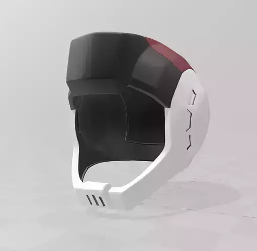 Gundam MS Pilot driver Helmet Zeon 08MS Inah Sakhalin 3D print model