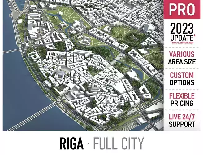 Riga - 3D City Model