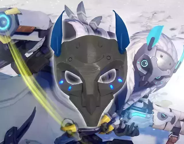 Overwatch Ana Mask - Snow Owl 3D print model