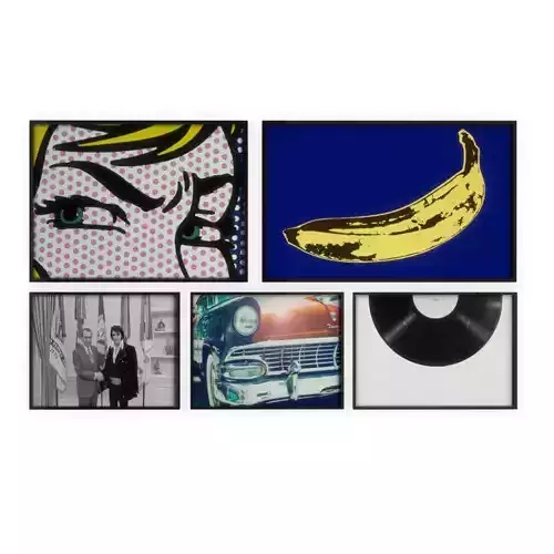 Pop Art Wall Decoration 2 3D model