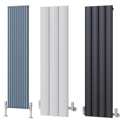 Vertical radiators 3D model