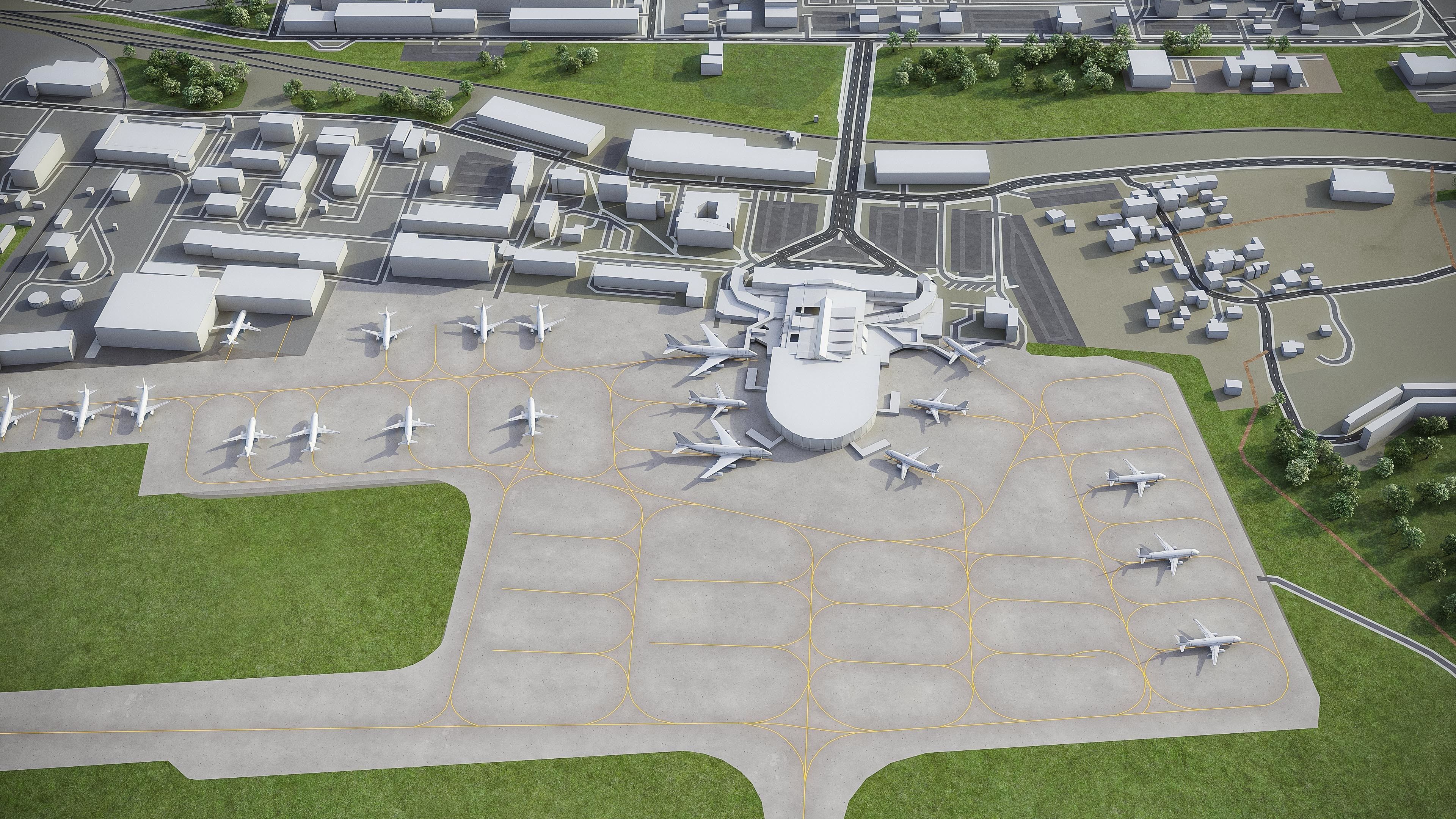 Vilnius - 3D City Model Low-poly 3D model_31