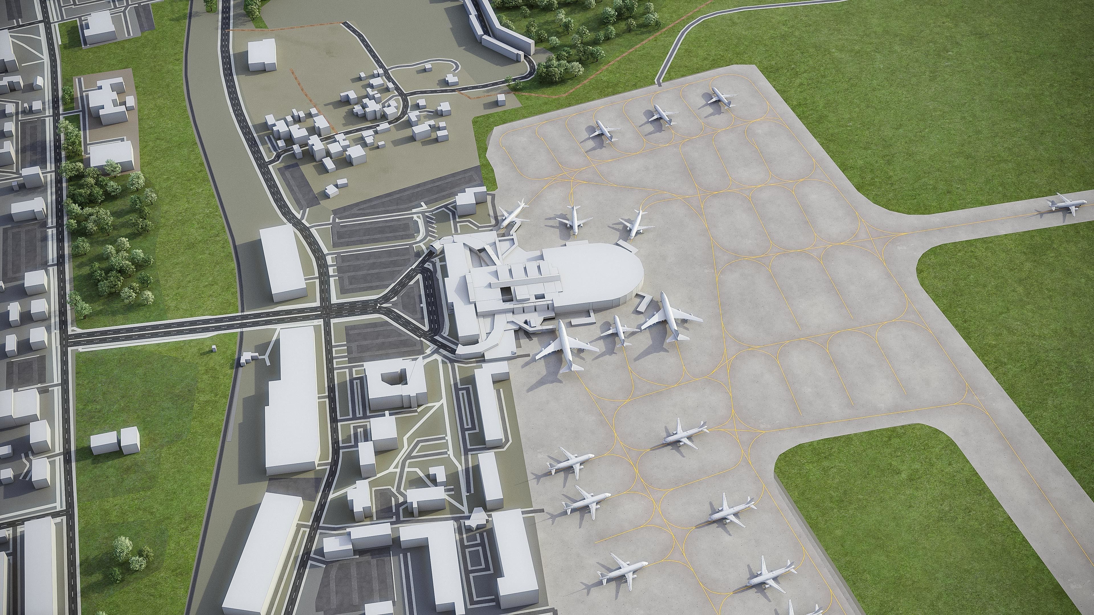 Vilnius - 3D City Model Low-poly 3D model_23