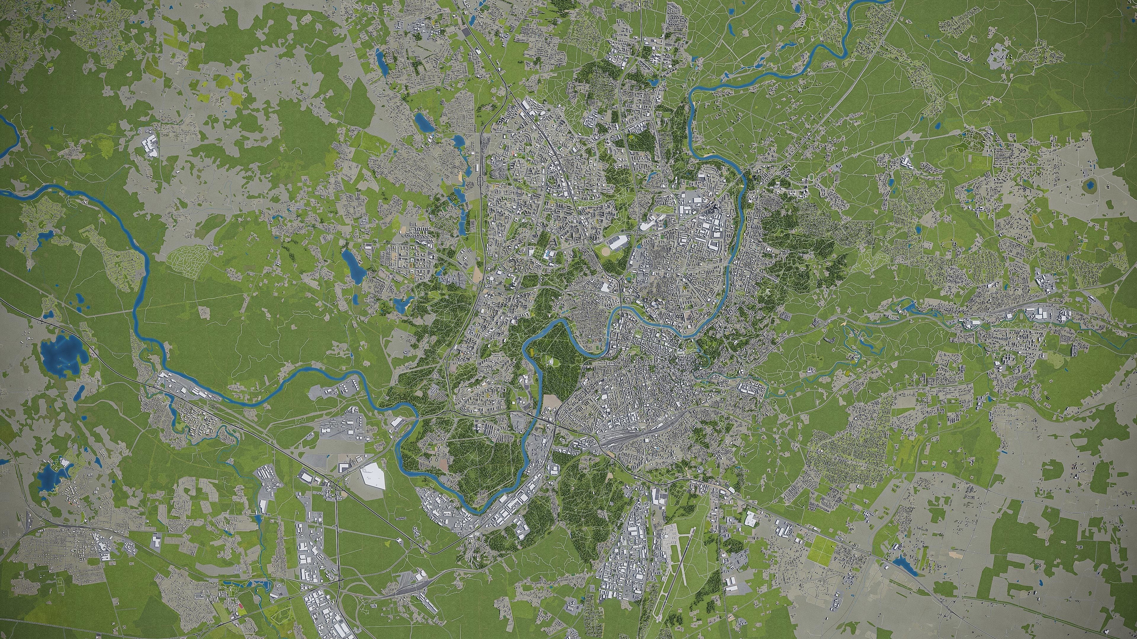 Vilnius - 3D City Model Low-poly 3D model_22