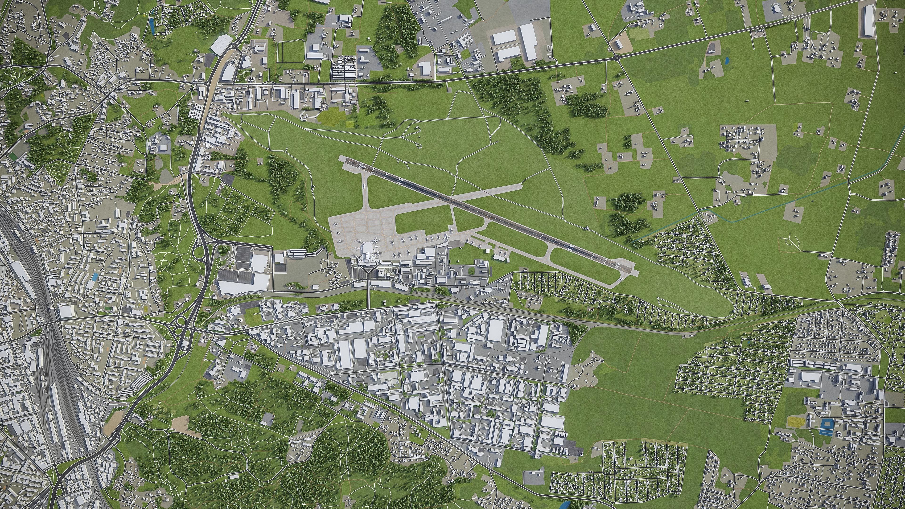 Vilnius - 3D City Model Low-poly 3D model_32