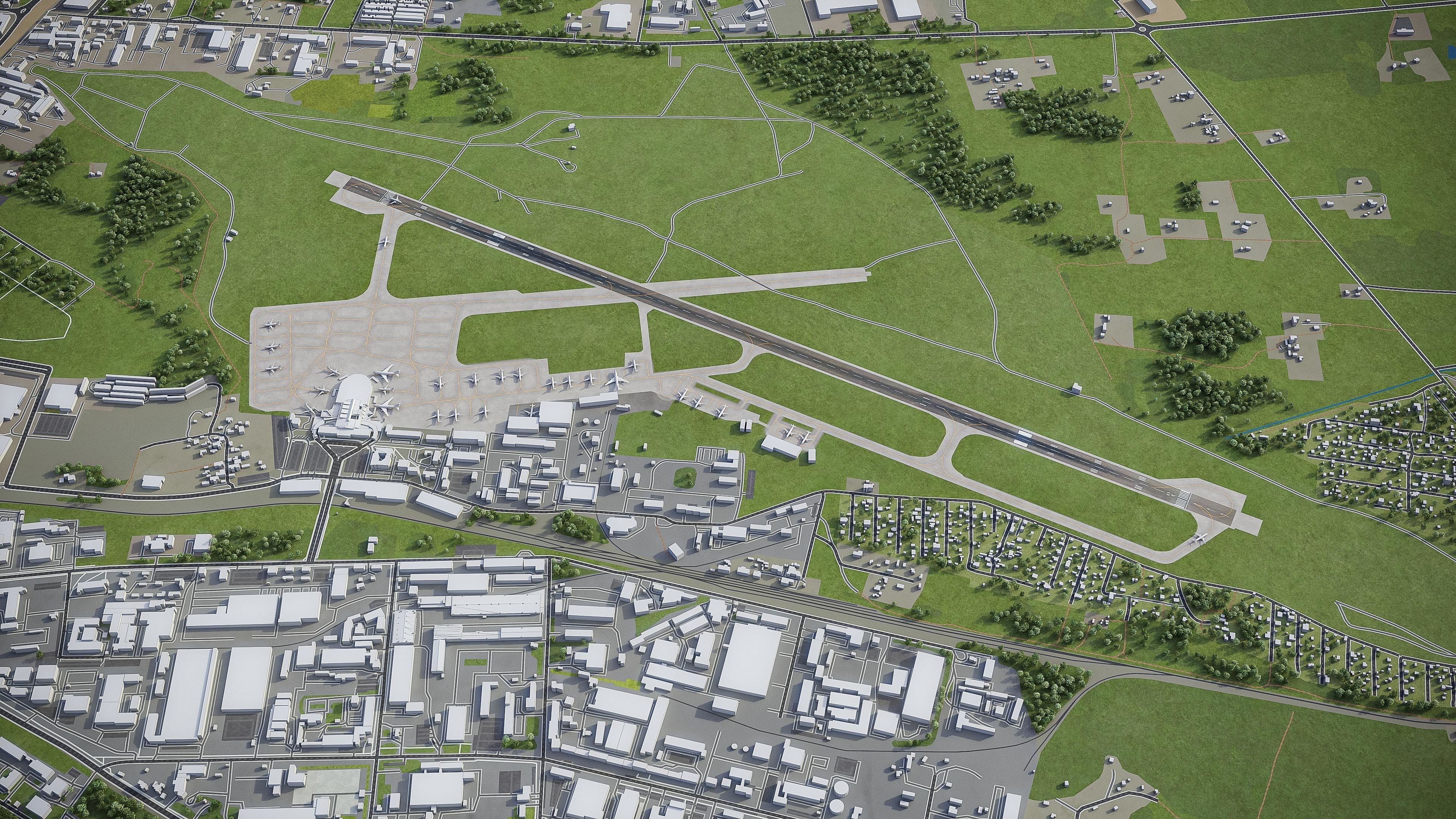 Vilnius - 3D City Model Low-poly 3D model_28