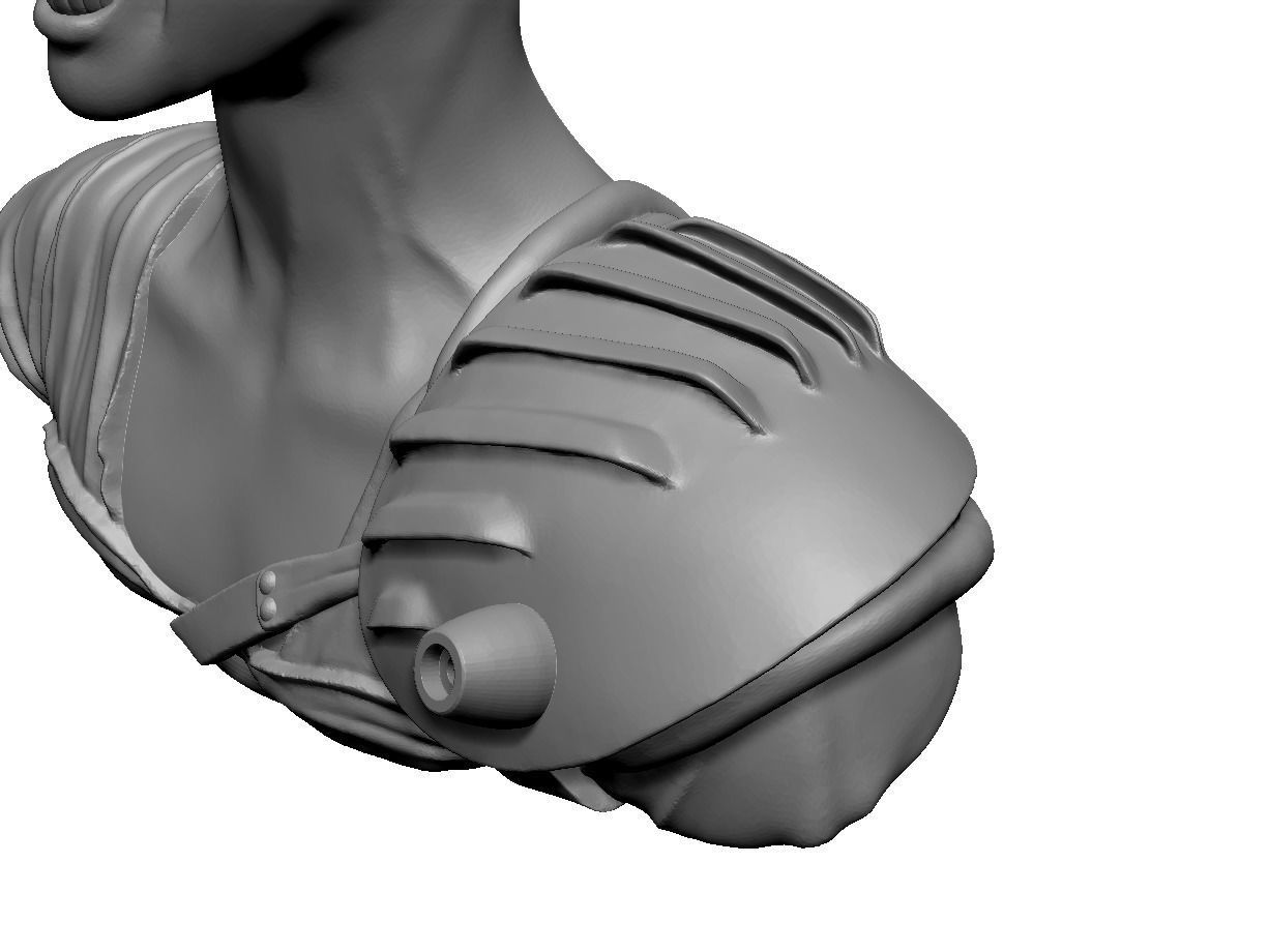 Charlize Theron Furiosa from Mad Max Fury Road 3D print model_8