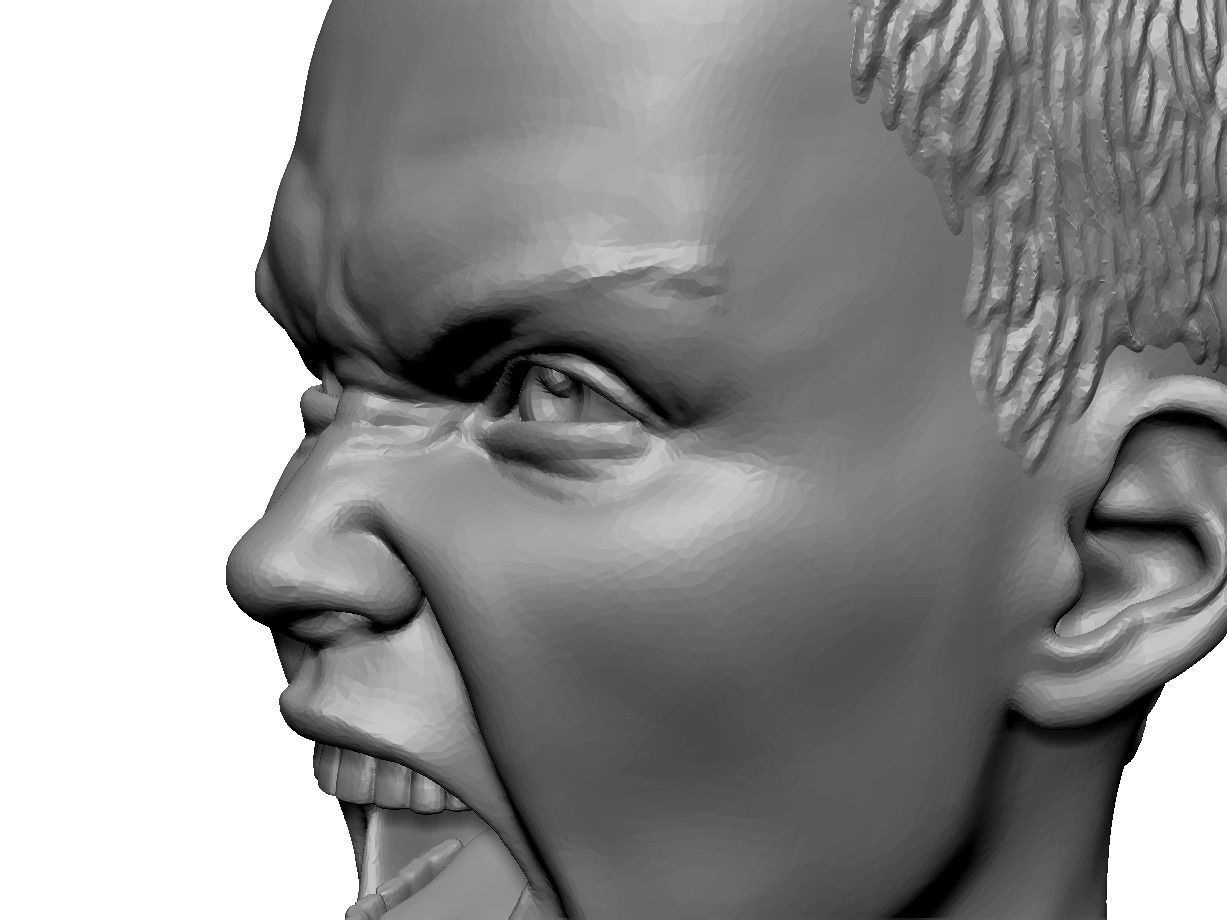 Charlize Theron Furiosa from Mad Max Fury Road 3D print model_9