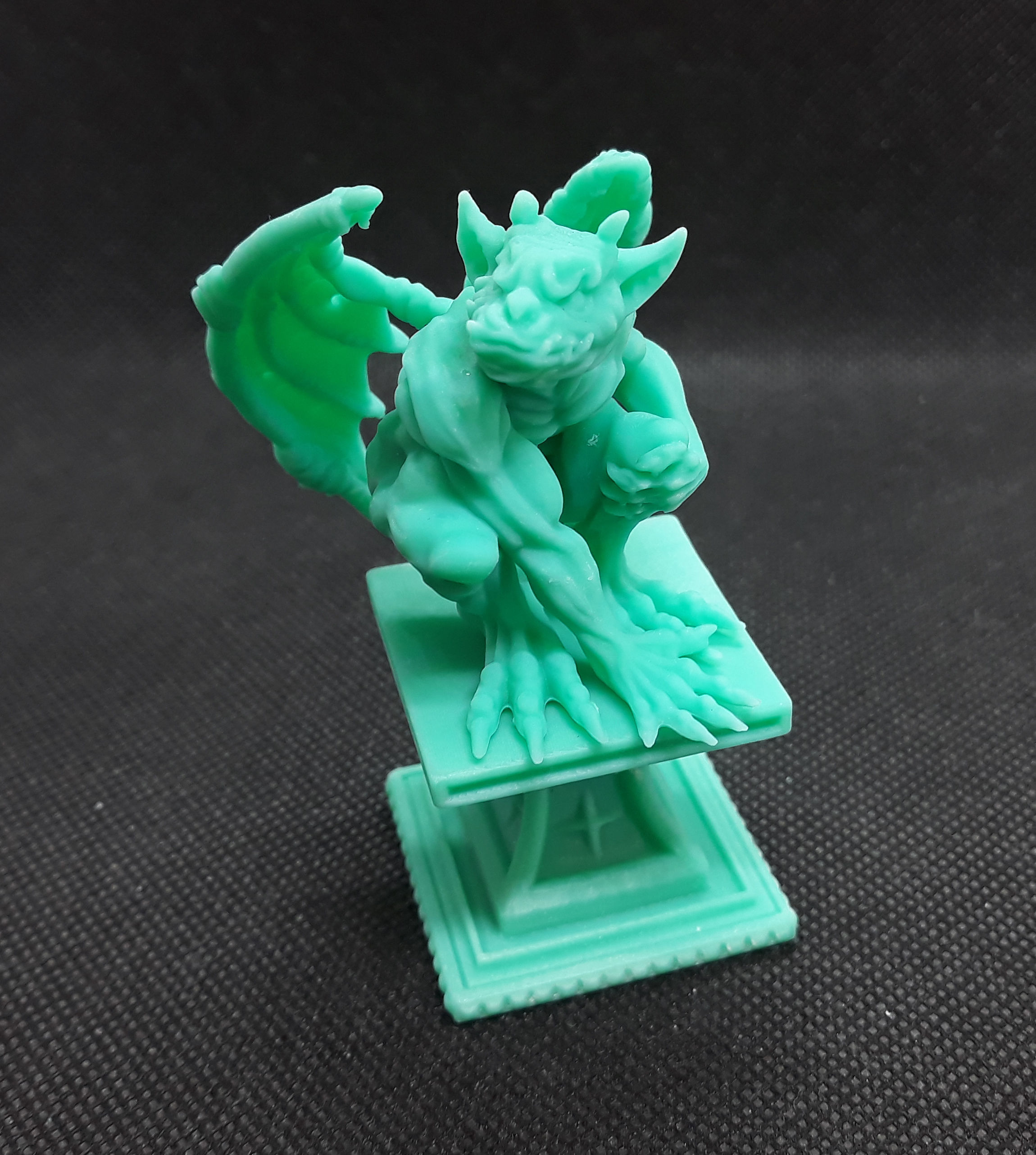 Gargoyle 3d print plastic statue of demon 3D print model_1