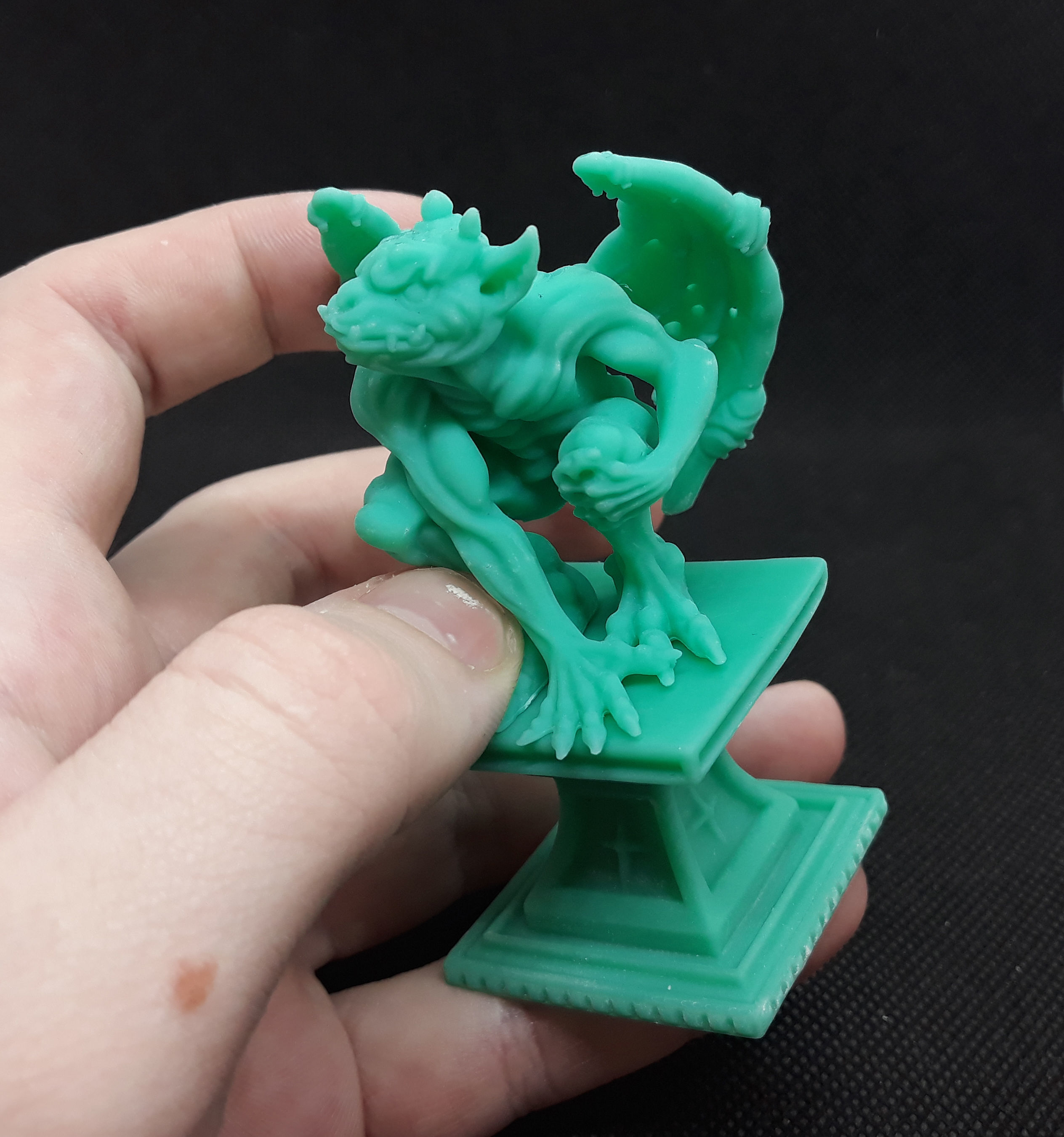 Gargoyle 3d print plastic statue of demon 3D print model_2