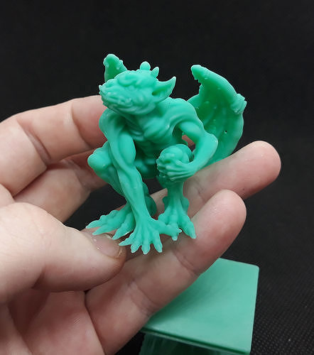 Gargoyle 3d print plastic statue of demon 3D print model