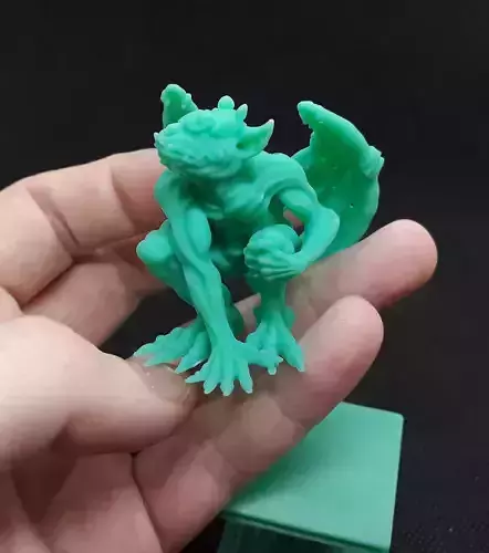 Gargoyle 3d print plastic statue of demon 3D print model