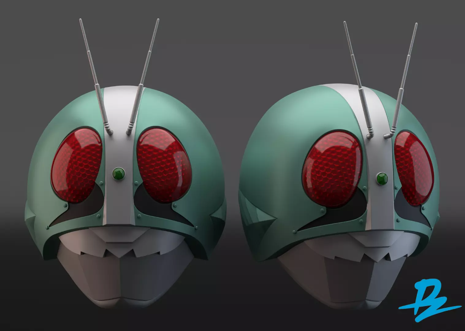 Kamen Rider Ichigo Showa  3D print model_0