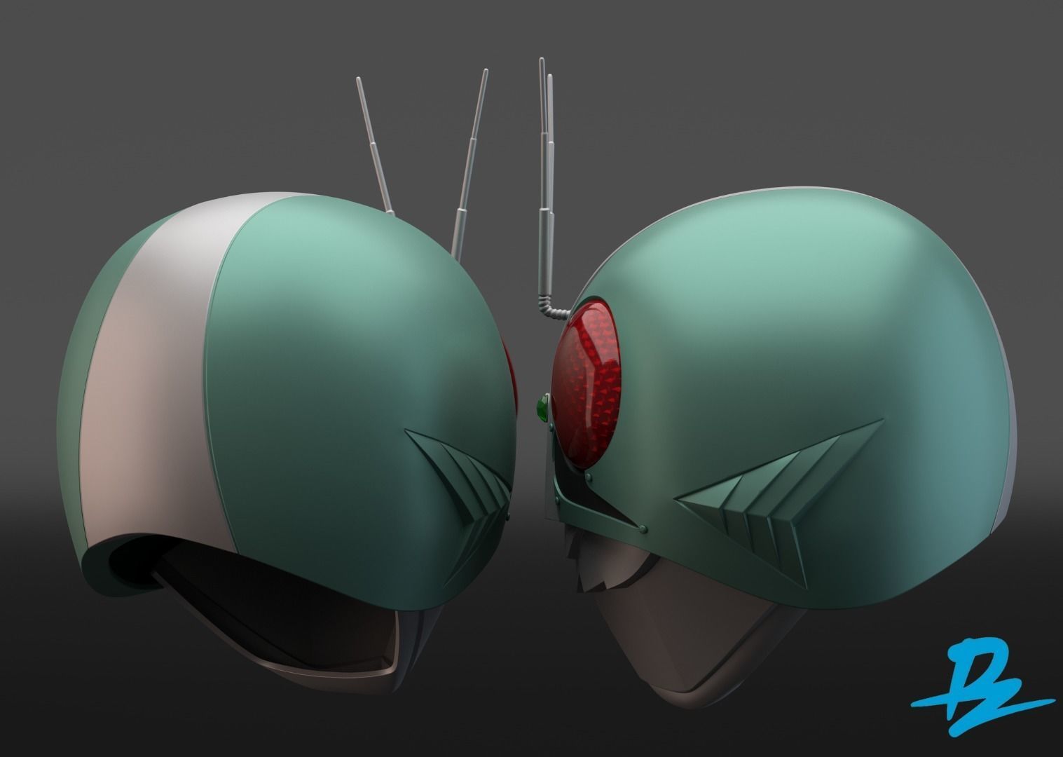 Kamen Rider Ichigo Showa  3D print model_1