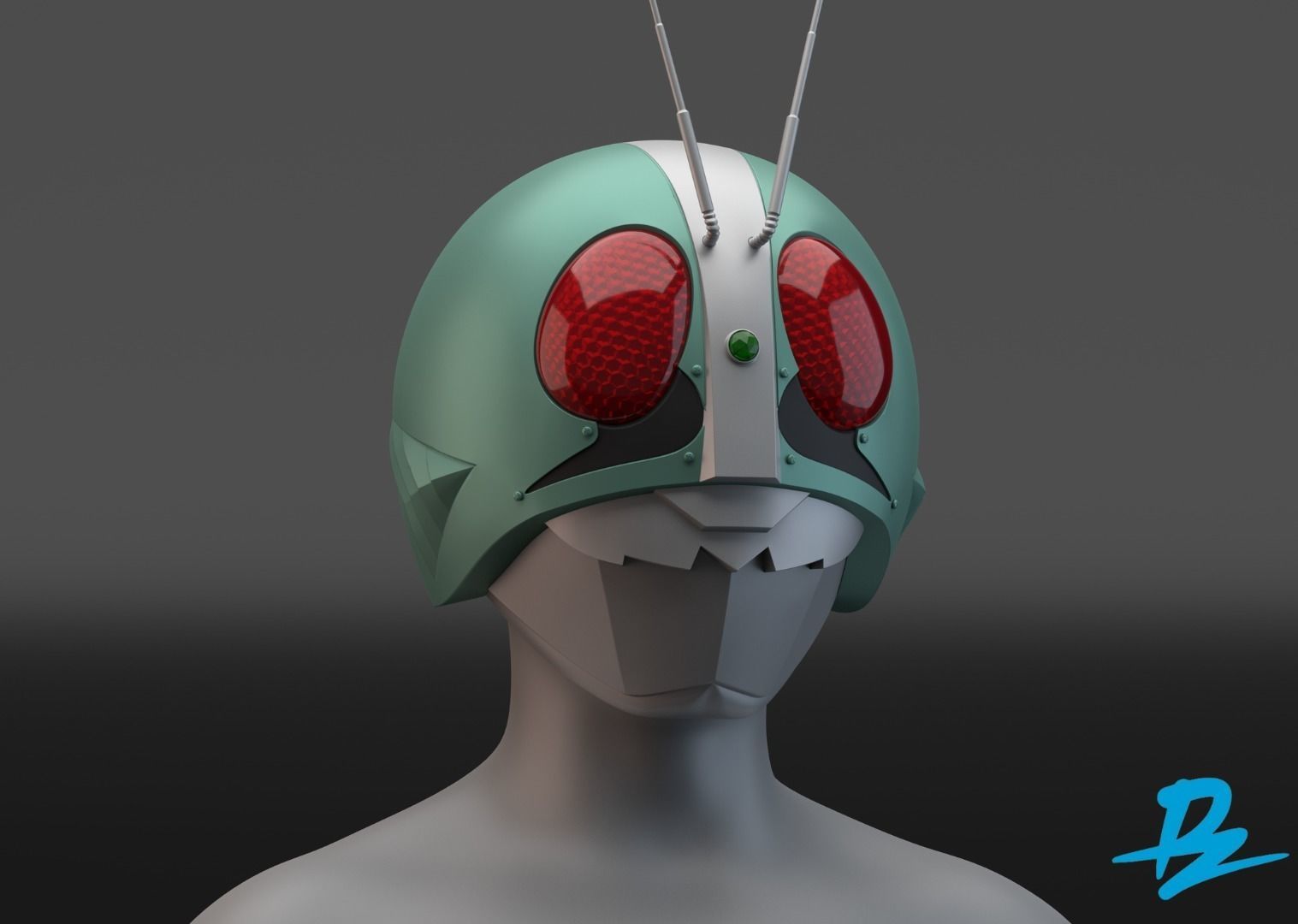 Kamen Rider Ichigo Showa  3D print model_4