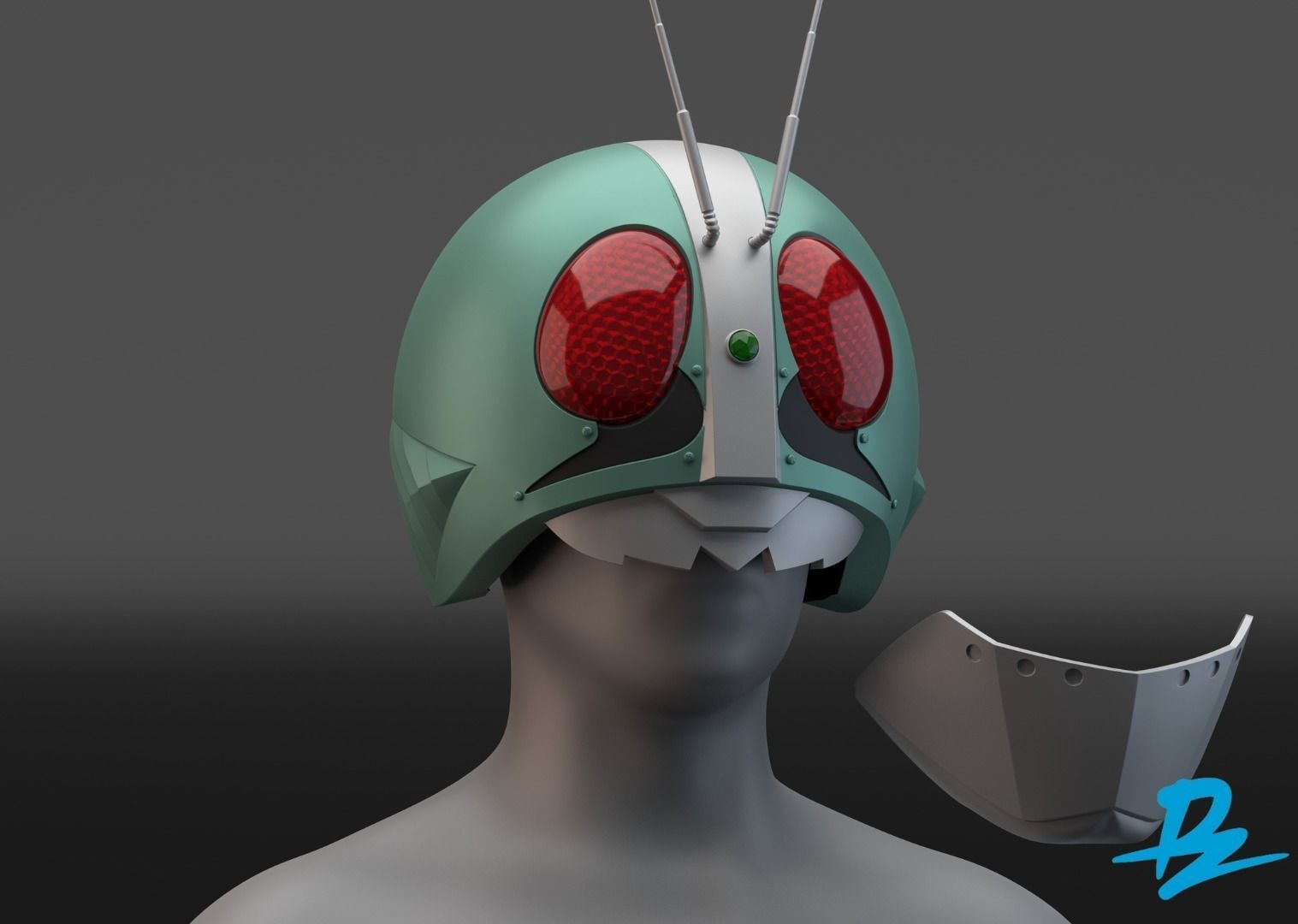 Kamen Rider Ichigo Showa  3D print model_5