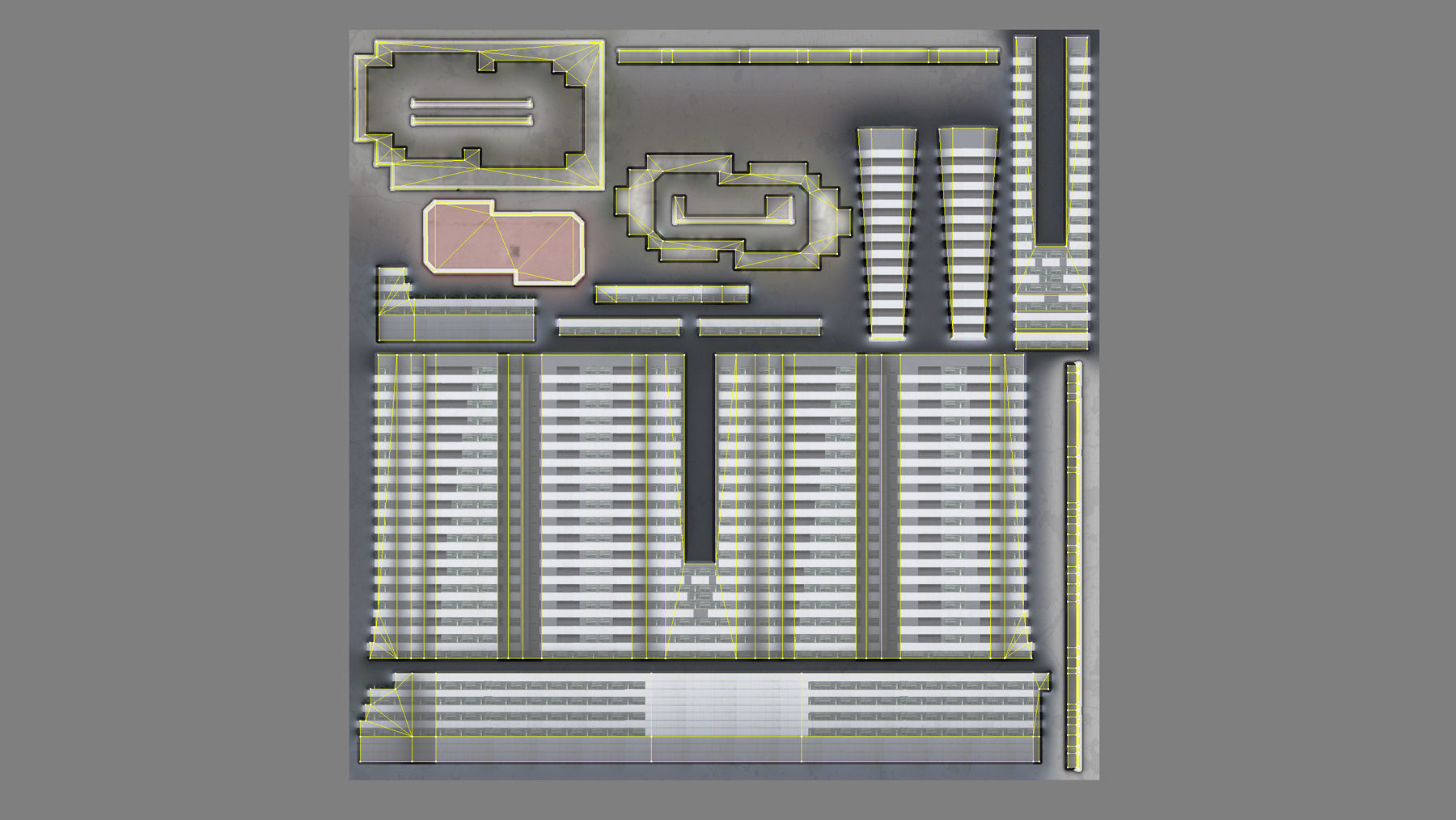 Building Erevan Avnik Low-poly 3D model_16