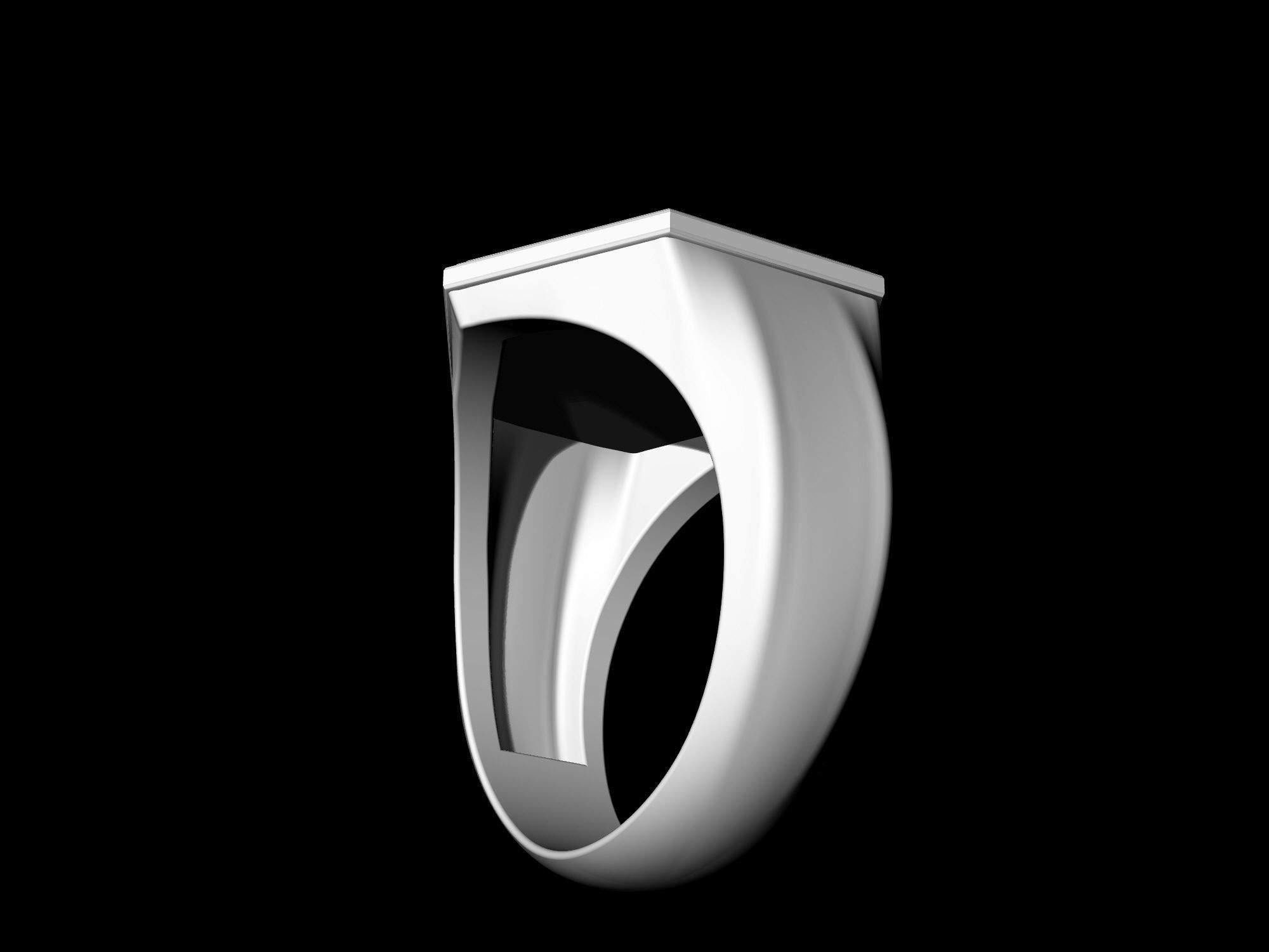 Unicorn Ring  3D print model_9